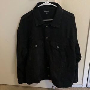Black jean jacket